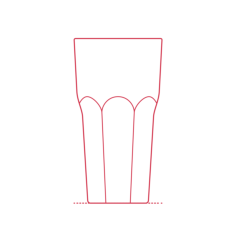 Objects Drinking Glasses Ikea Pokal Glass 22 Oz Vinyl Svg File, Free Vectors File